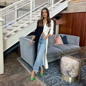 NWT STAUD black/white dress AND/OR cardigan